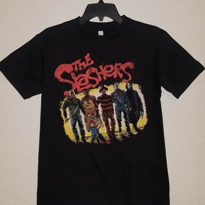 New "The Slashers Horror Icons" Graphic T-Shirt Small–3XL
